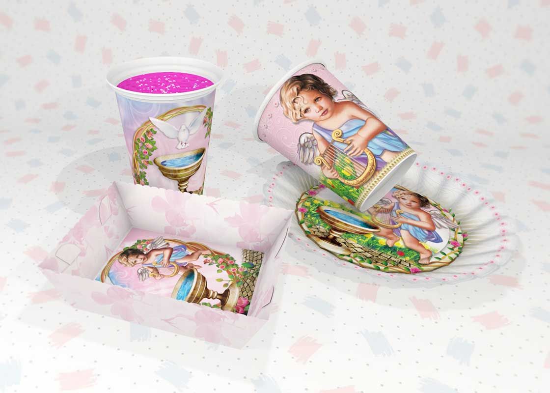 Decoración Bautizo Para Niña